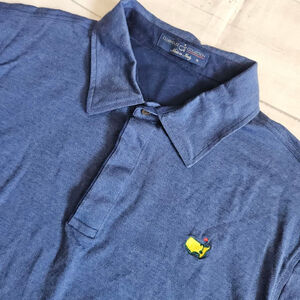 Clubhouse Collection Blue Polo Masters Golf Mens XL Casual Short Sleeve